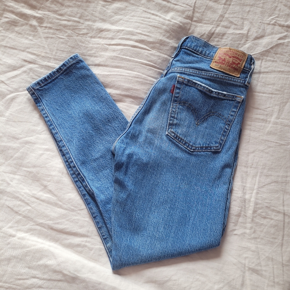 Levi's 501 Medium Wash Skinny Jeans - Women's Size 27